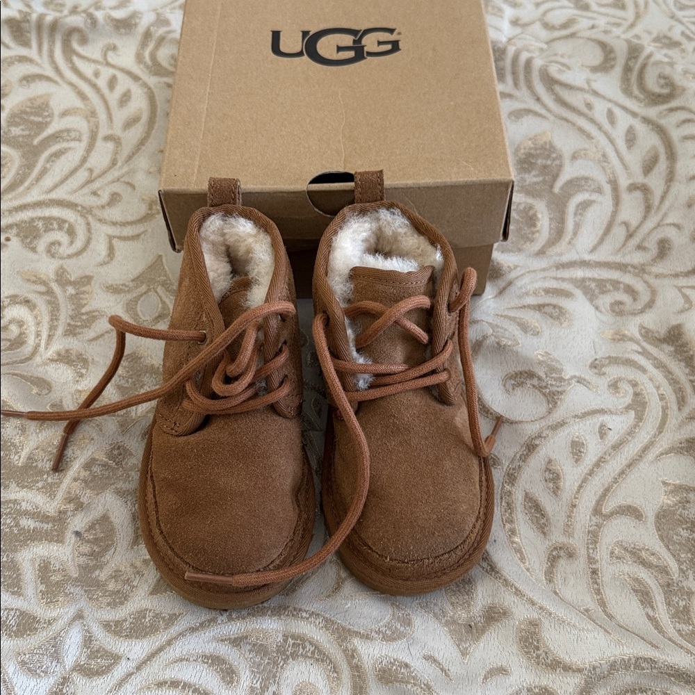 UGG Tan Suede Infant Boots